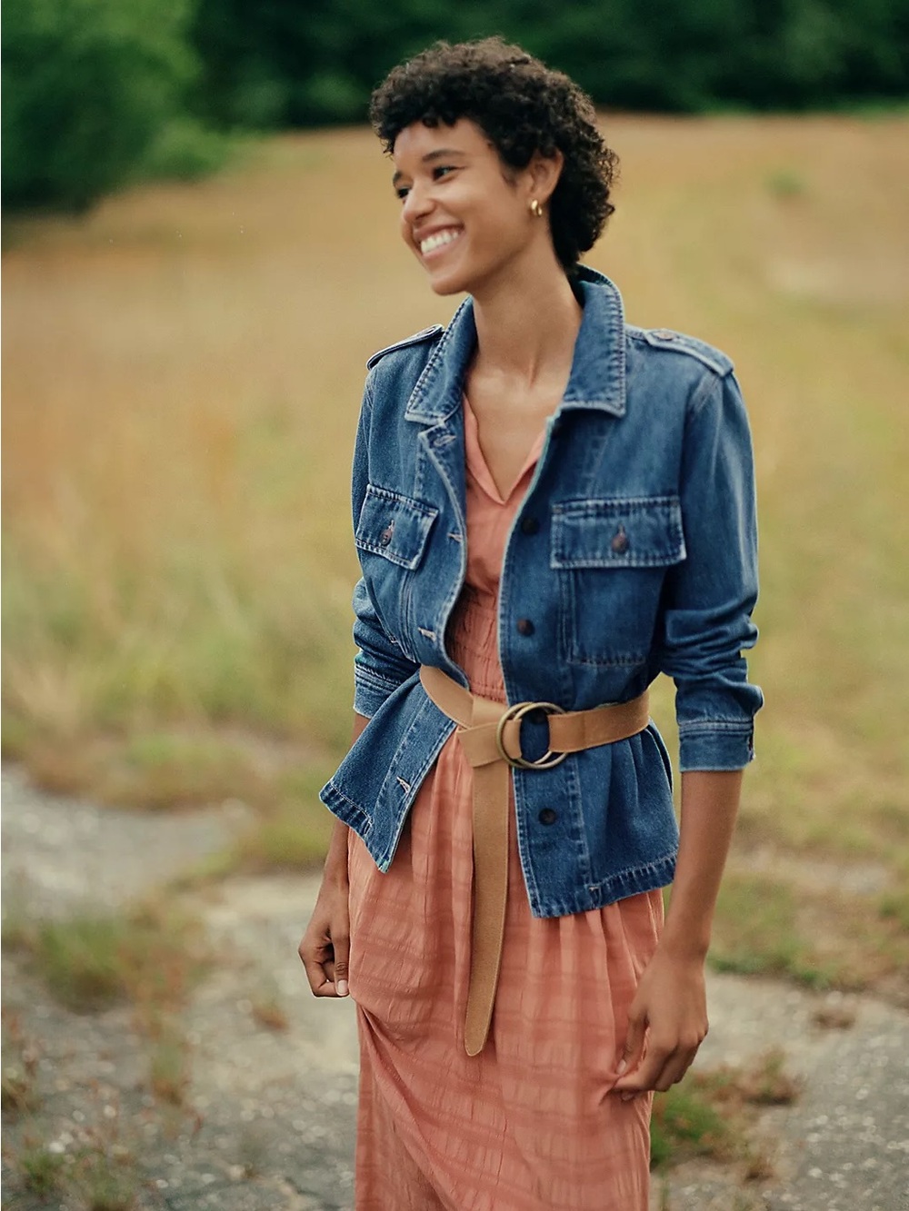 Dear John Anthropologie Tyler Denim Shirt Jacket